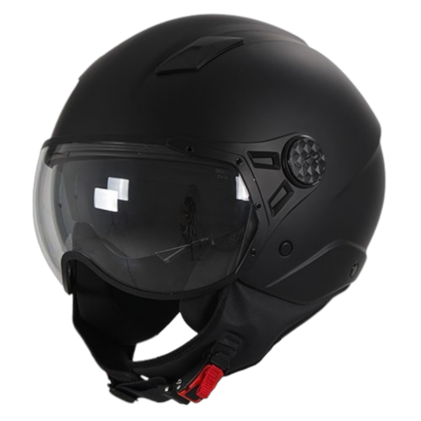 Casco Jet Vito Helmets Doppia Visiera Lavori Matt Black
