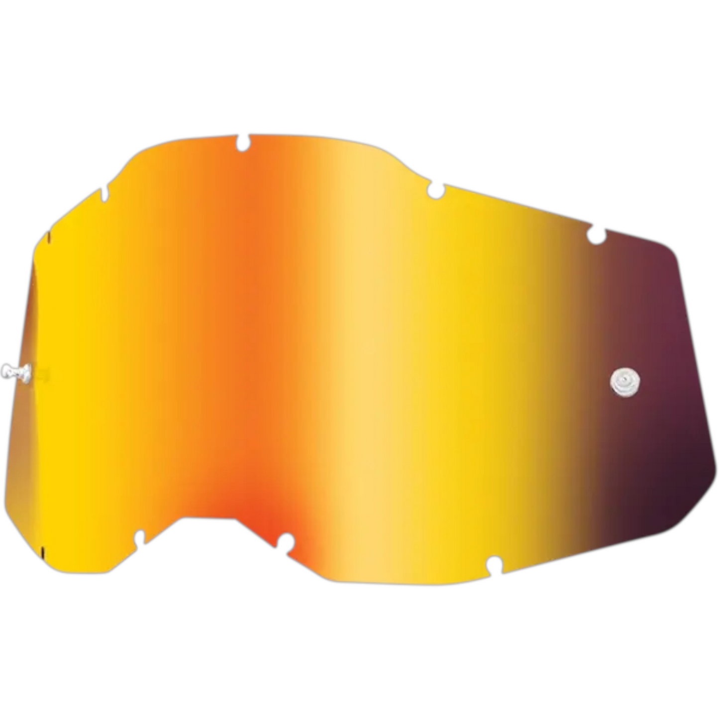 Lente Maschera 100% Per Racecraft 2 /Accuri 2 /Strata 2 Specchiata Rossa