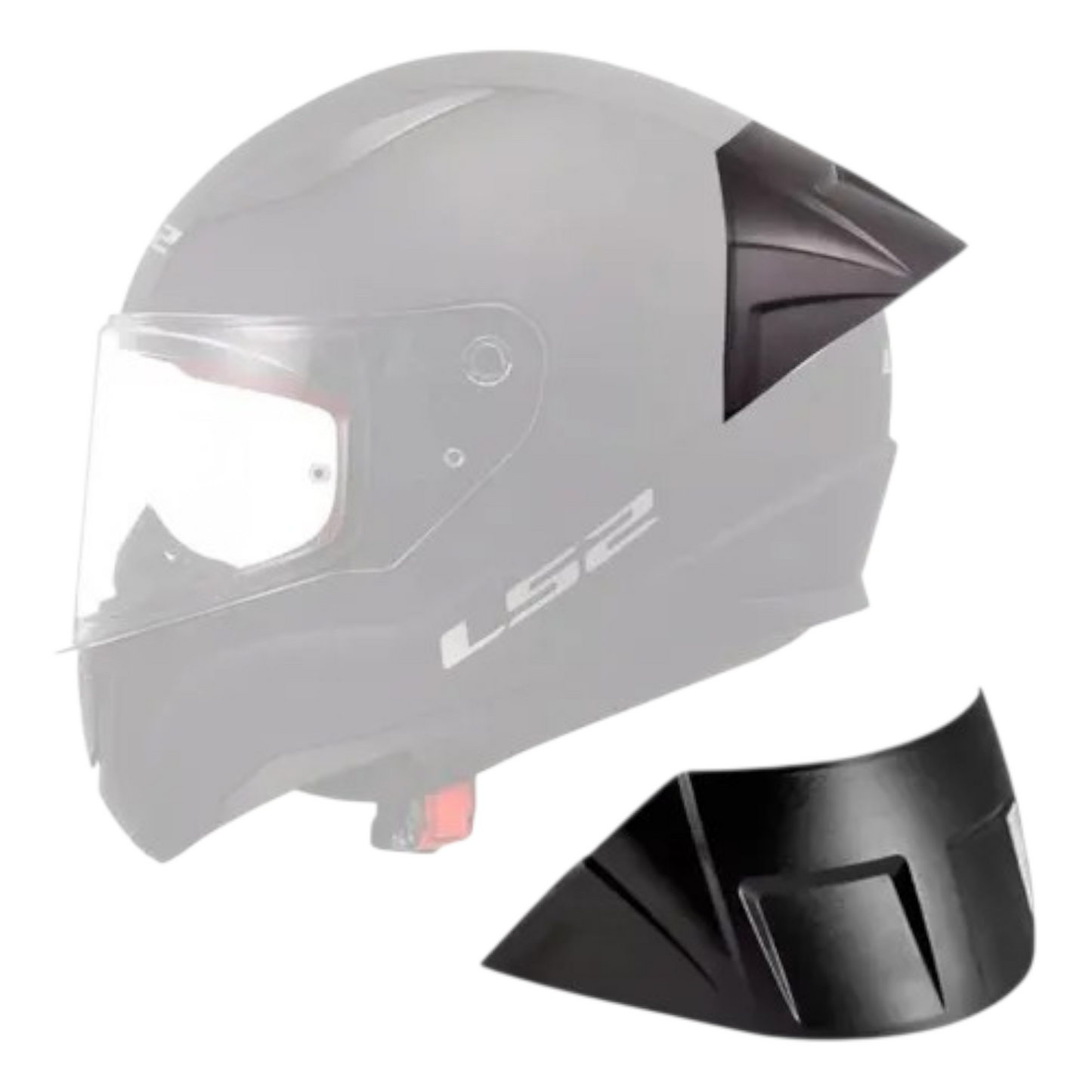 Spoiler Black Per LS2 RAPID II FF353 800353AVR01