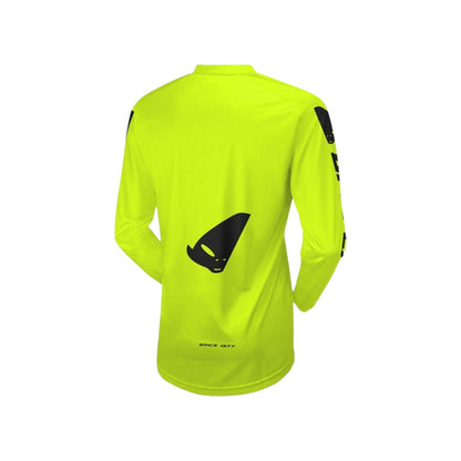 Completo Motocross Bimbo UFO PLAST RADIAL Giallo Fluo (Magl. S Pant. 40)