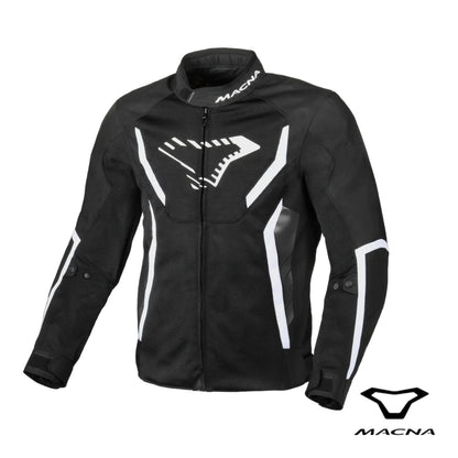 Giacca Da Moto Estiva Macna Grisco Black White