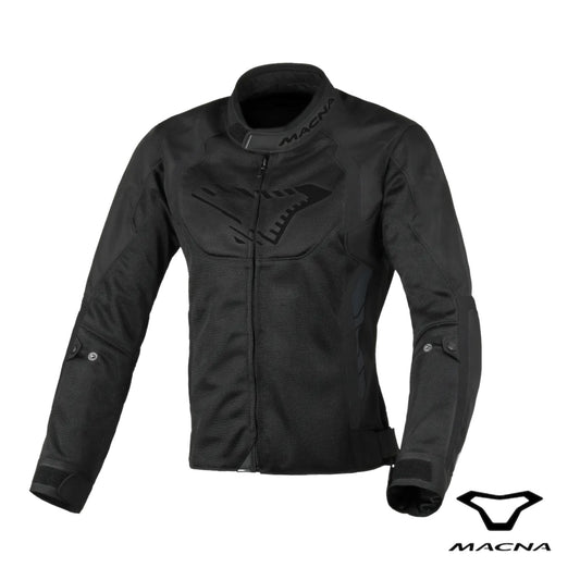 Giacca Da Moto Donna Estiva Macna Grisca Black
