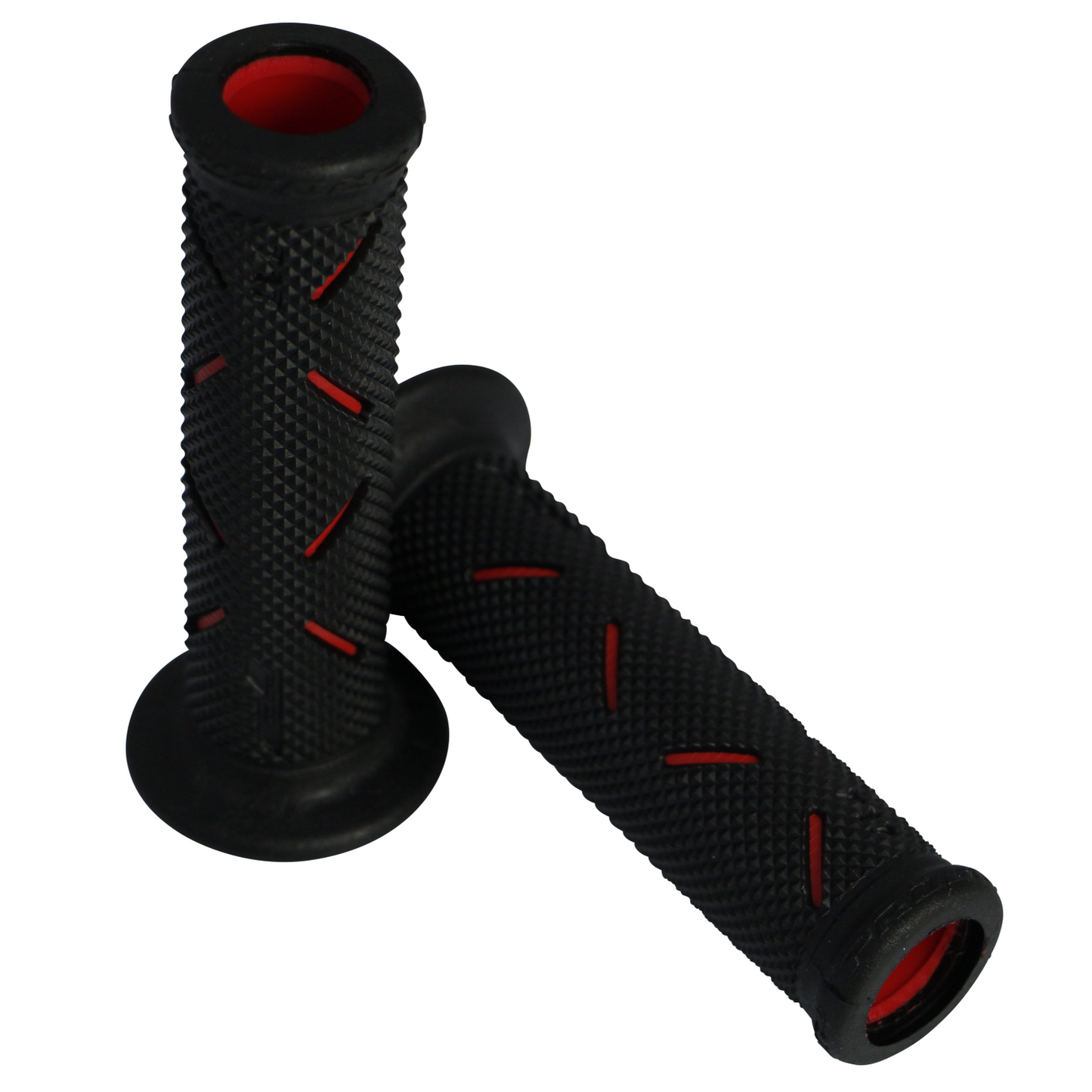 Manopole Progrip 717 Soft Touch Superbike Rosso Nero