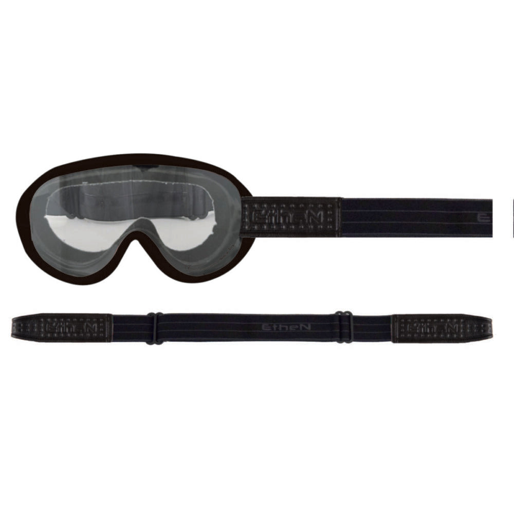Maschera Da Moto Stile Vintage Ethen Scrambler Black Gray Lente Fotocromatica