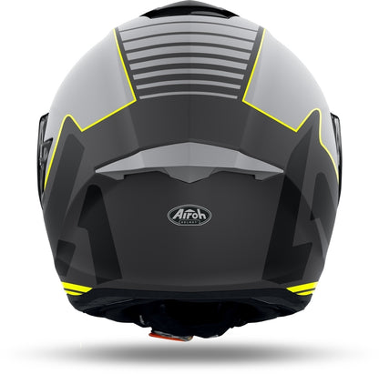 Casco Integrale Airoh ST.501 TYPE Nero Grigio Giallo Fluo Opaco ST.5T31