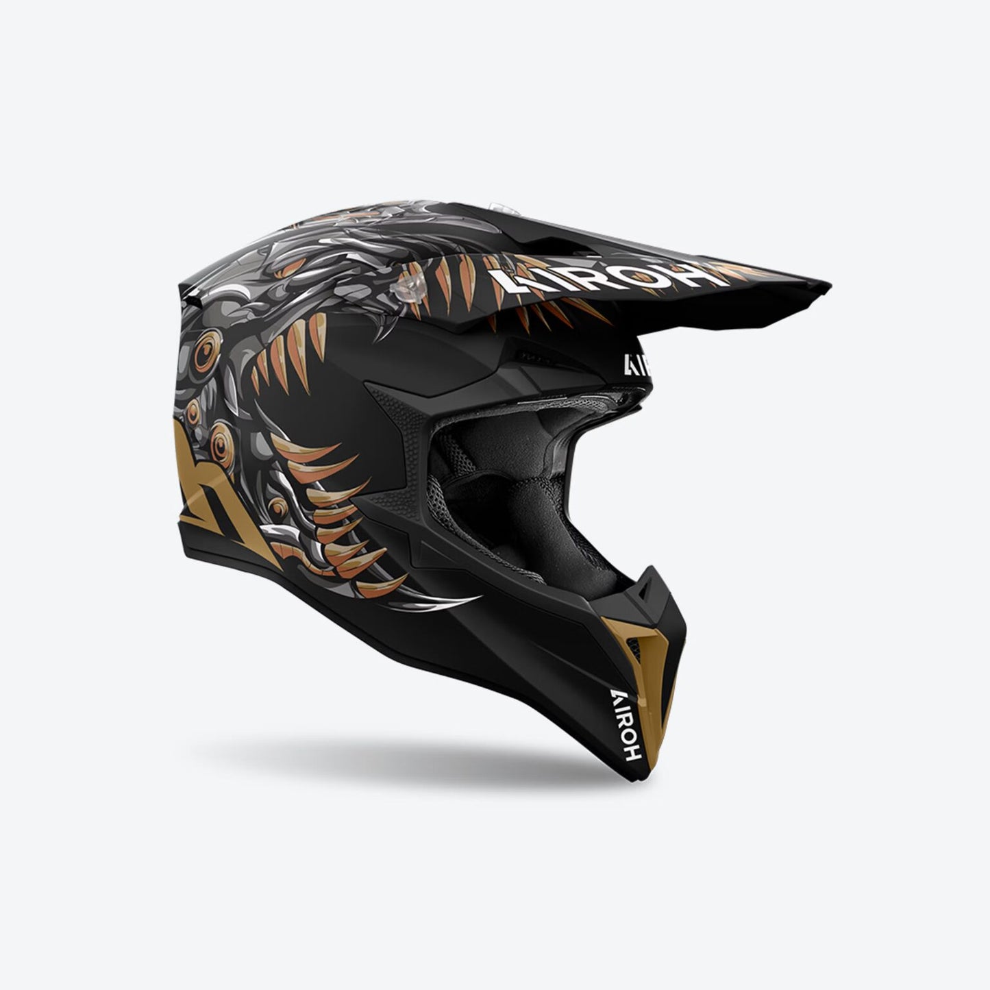 Casco Motocross Airoh Wraaap Cyborg Matt