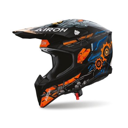 Casco Motocross Enduro Airoh Wraaap Gear Matt