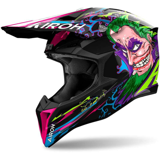Casco Motocross Airoh Wraaap Music Gloss