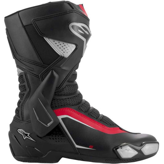 Stivali Da Moto Alpinestars SMX-6 V3 Nero Argento Rosso