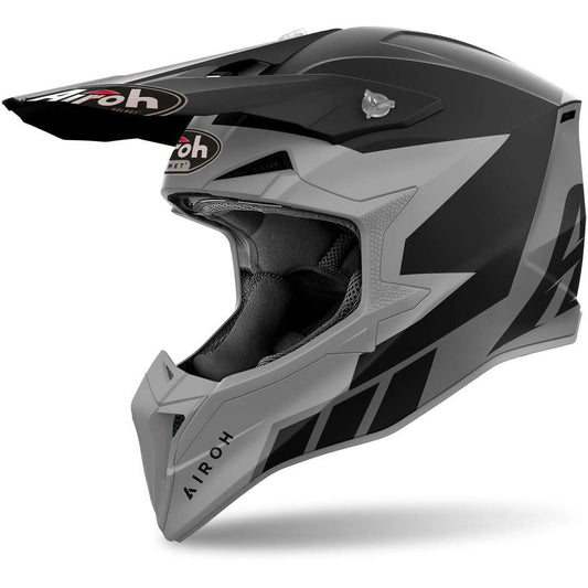 Casco Motocross Airoh Wraaap Reloaded Anthracite Matt