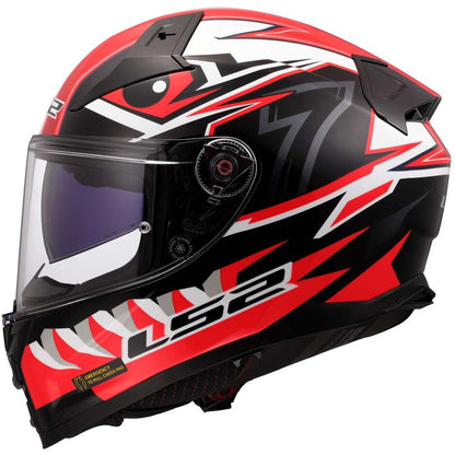 Casco Integrale Ls2 VECTOR 2 FF811 BUNTRI Gloss Black Red