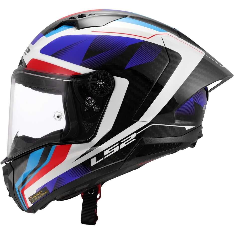 Casco Integrale LS2 THUNDER GP AERO FF805 RAUTE Gloss Blue Red
