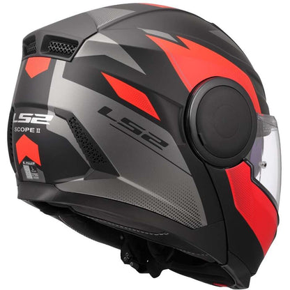 Casco Modulare LS2 FF902 Scope II Duria Black Red-06