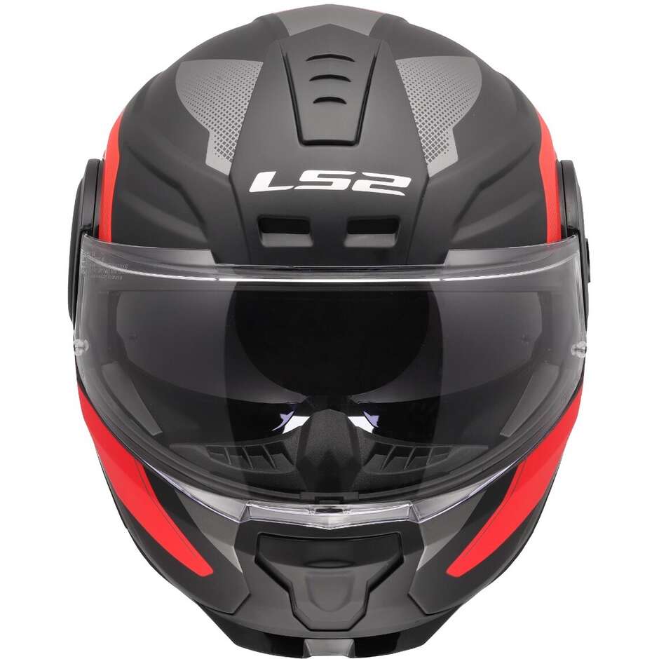 Casco Modulare LS2 FF902 Scope II Duria Black Red-06