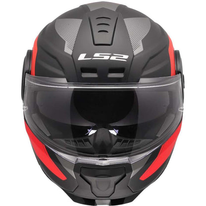 Casco Modulare LS2 FF902 Scope II Duria Black Red-06