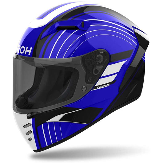 Casco Integrale Airoh Connor Achieve Blue Gloss