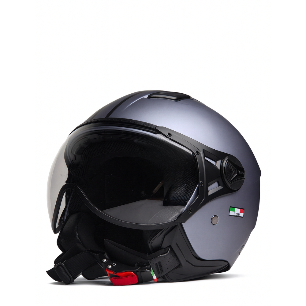 Casco Jet Vito Helmets Moda Matt Grey
