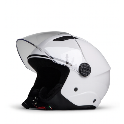 Casco Jet Vito Helmets UNO Bianco Lucido