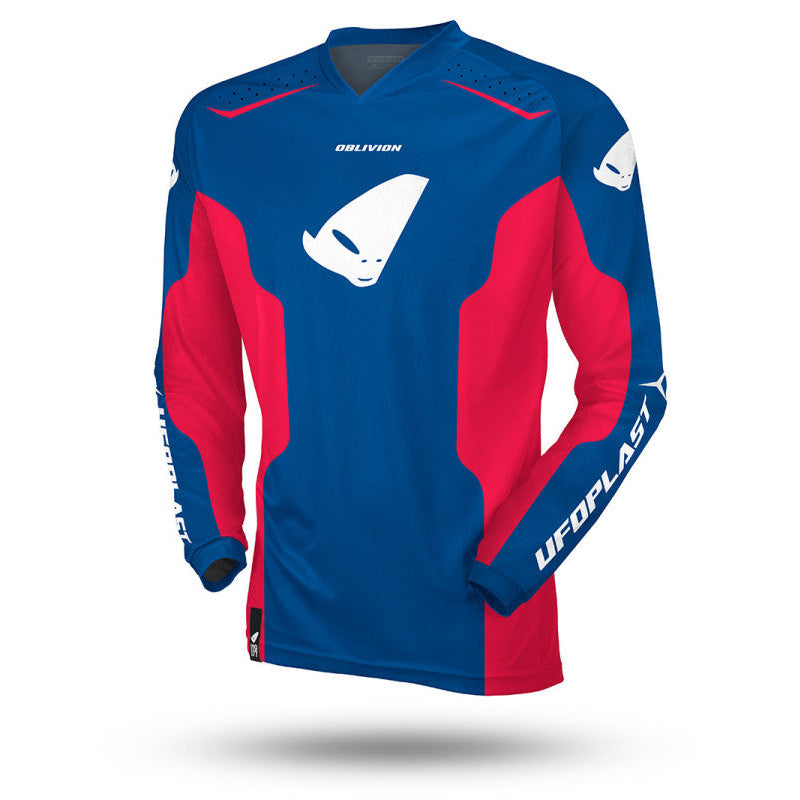 Completo Motocross Ufo Oblivion Blu Rosso (Magl. L Pant. 50)
