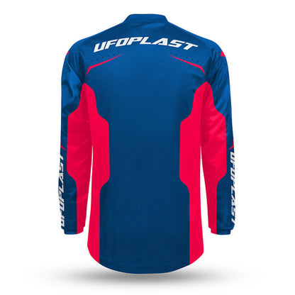 Completo Motocross Ufo Oblivion Blu Rosso (Magl. L Pant. 50)
