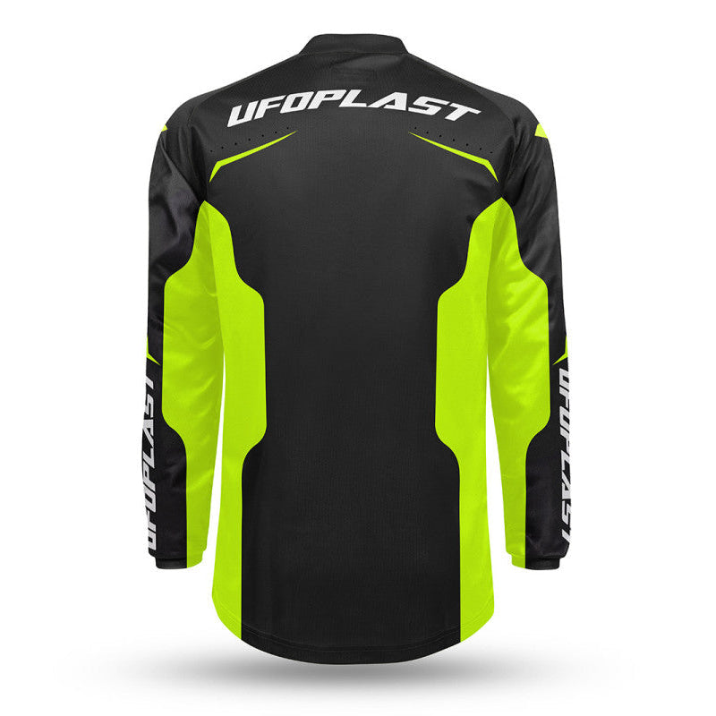 Completo Motocross Ufo Oblivion Nero Giallo Fluo (Magl. L Pant. 50)