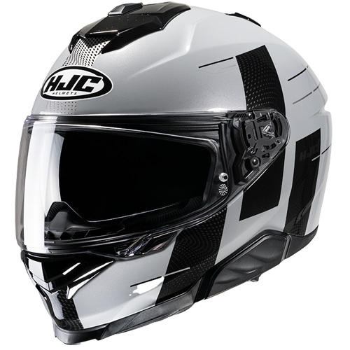 Casco Integrale HJC i71 PEKA MC5 Grigio Nero Lucido Metallizzato