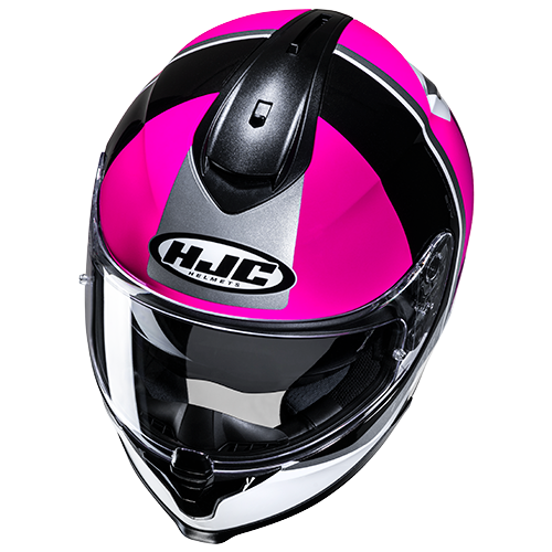 Casco Integrale HJC C70N ALIA MC8 Fucsia Bianco Nero Grigio Lucido Metallizzato