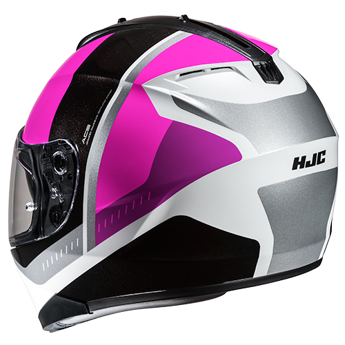 Casco Integrale HJC C70N ALIA MC8 Fucsia Bianco Nero Grigio Lucido Metallizzato