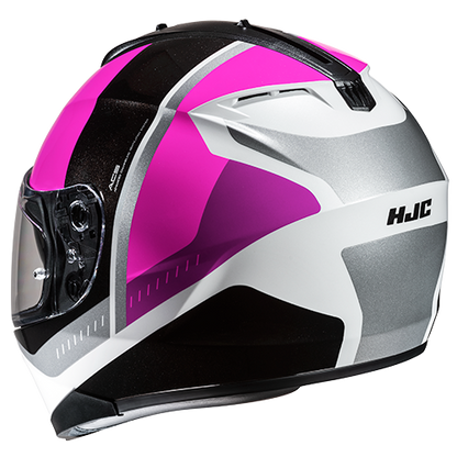 Casco Integrale HJC C70N ALIA MC8 Fucsia Bianco Nero Grigio Lucido Metallizzato