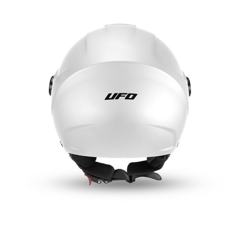 Casco Jet Ufo Plast Nixie Bianco Lucido