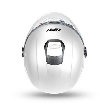 Casco Jet Ufo Plast Nixie Bianco Lucido