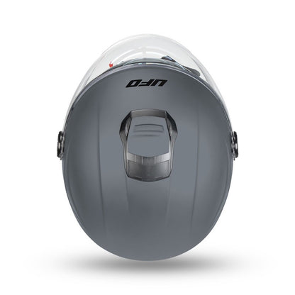 Casco Jet Ufo Plast Nixie Grigio Nardo Lucido