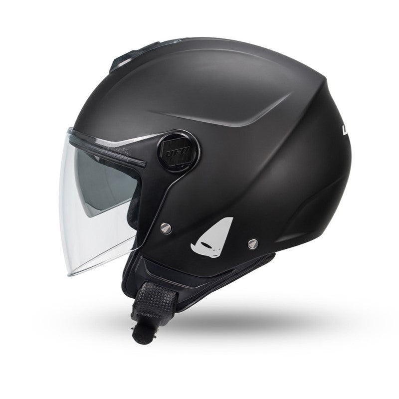Casco Jet Ufo Plast Nixie Nero Opaco