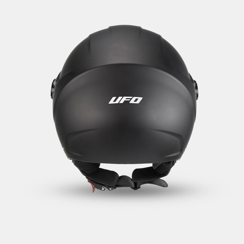 Casco Jet Ufo Plast Nixie Nero Opaco