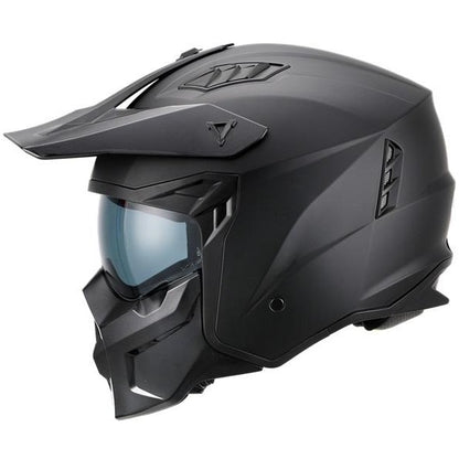 Casco Jet Vito Helmets Predator Nero Opaco