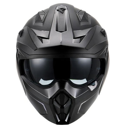 Casco Jet Vito Helmets Predator Nero Opaco