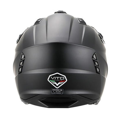 Casco Jet Vito Helmets Predator Nero Opaco