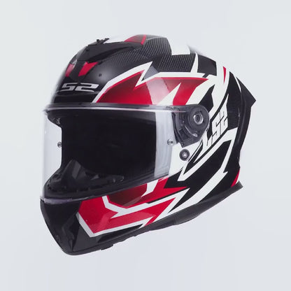 Casco Integrale LS2 FF820 RAPID III - XTREM White Black Red