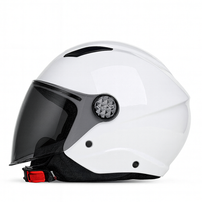 Visiera Oscurata Smoke Vito Helmets Long Per Caschi Moda/Uno/Lavori/Sarenta/Moda Bimbo