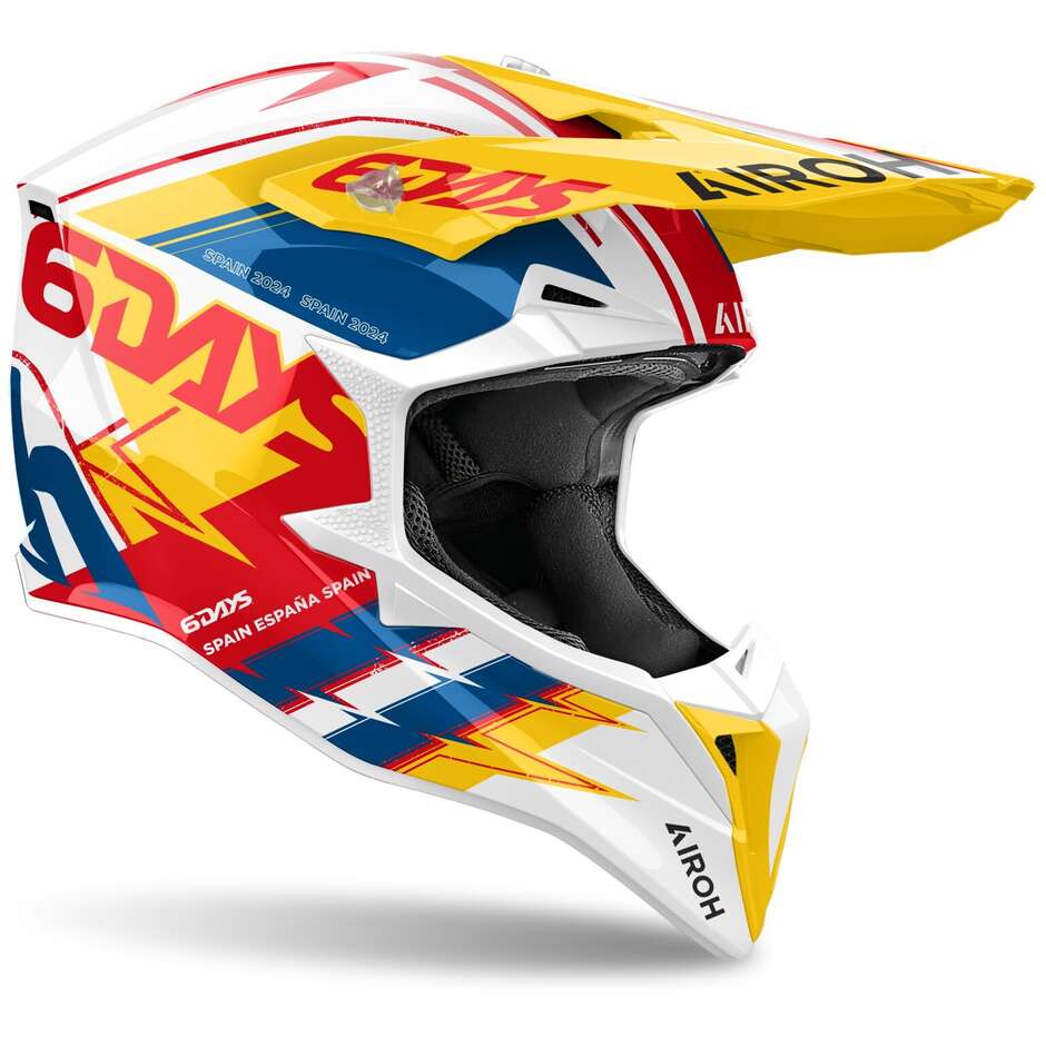 Casco Motocross Airoh Wraaap 6Days® Spain 2024 Gloss