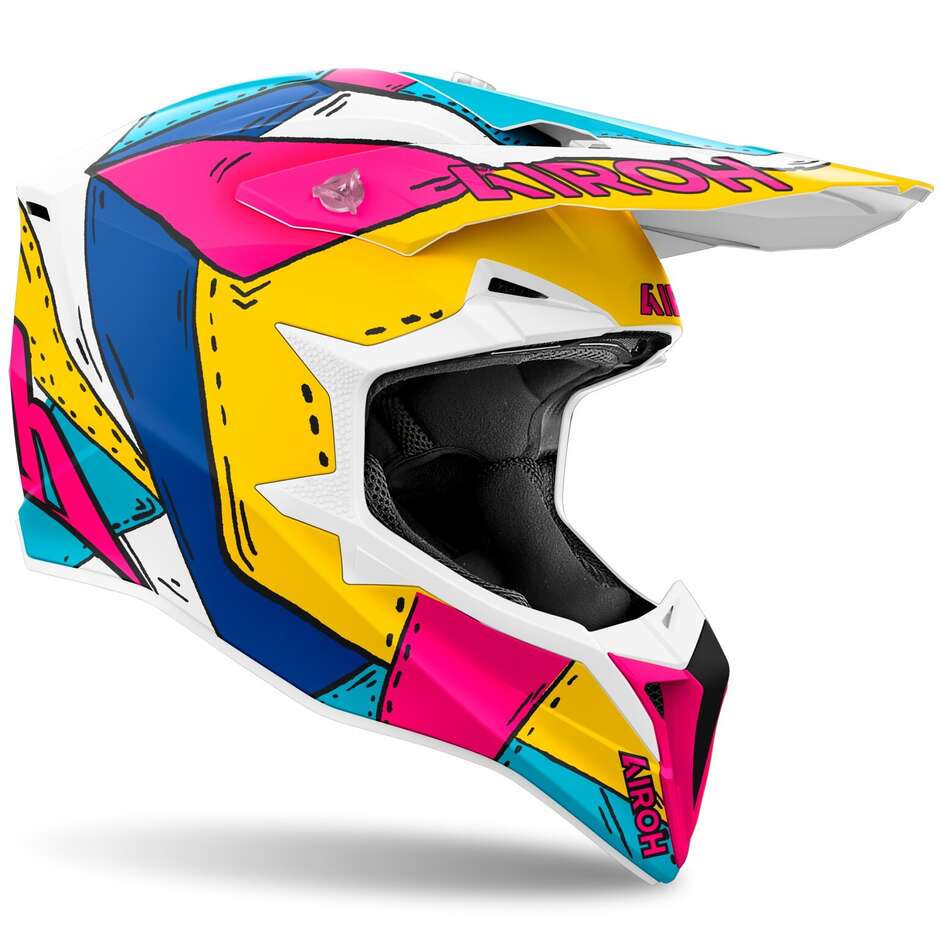 Casco Motocross Airoh Wraaap Paint Matt