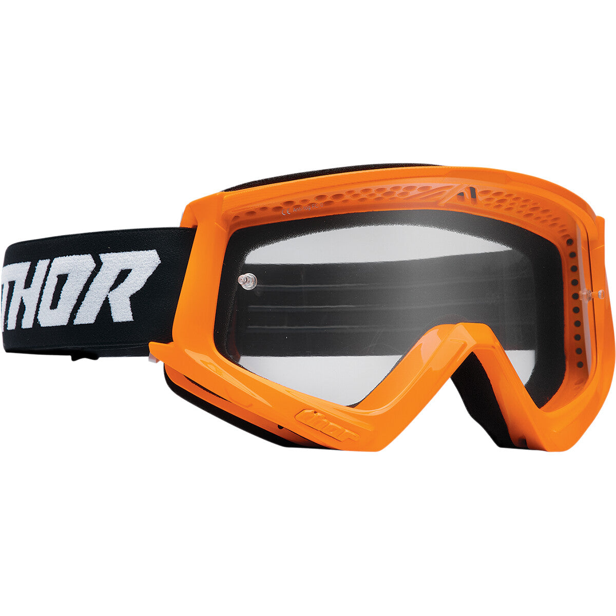 Maschera Motocross Thor Combat Racer Arancione Fluo