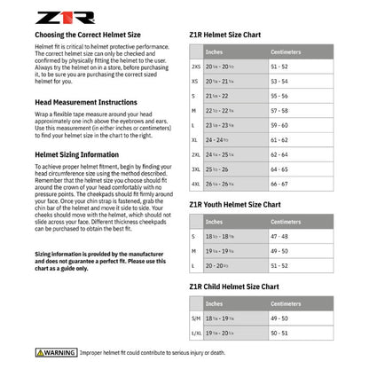 Casco Motocross Z1R Rise Evac