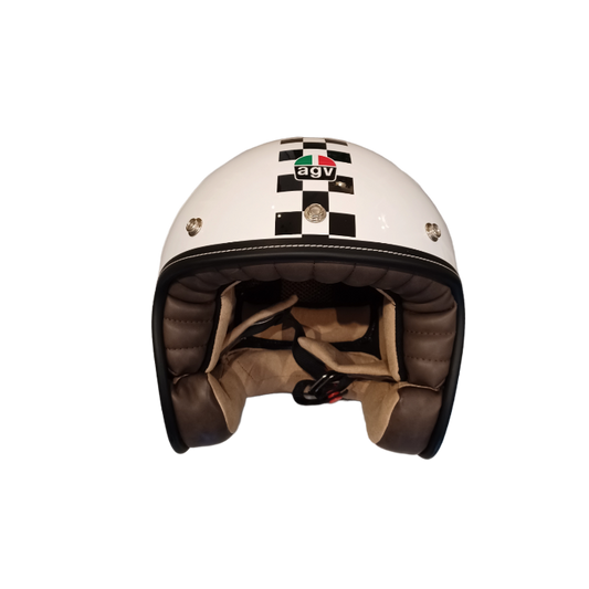 Casco Jet AGV RP-60 Multi Checker Flag