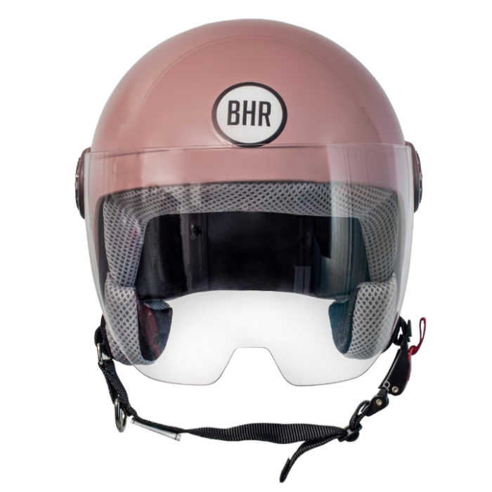 Casco Jet Bimbo 806 Kid Rosa Antico