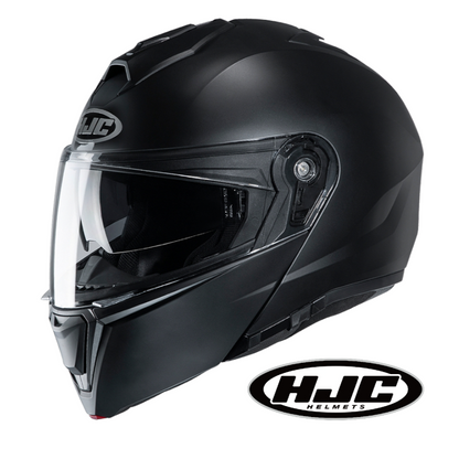 Casco Modulare HJC i90 Solid Semi Opaco Nero 153370