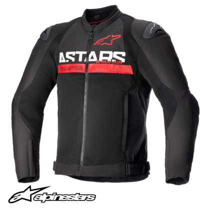 Giacca Da Moto Estiva Alpinestars SMX Air Jacket Nero/Rosso