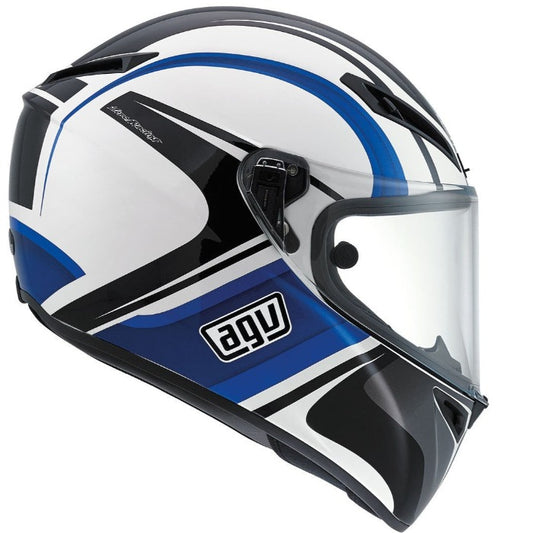 Casco Integrale AGV GT - Veloce Multi - Monterey Pearl Bianco Nero Blu